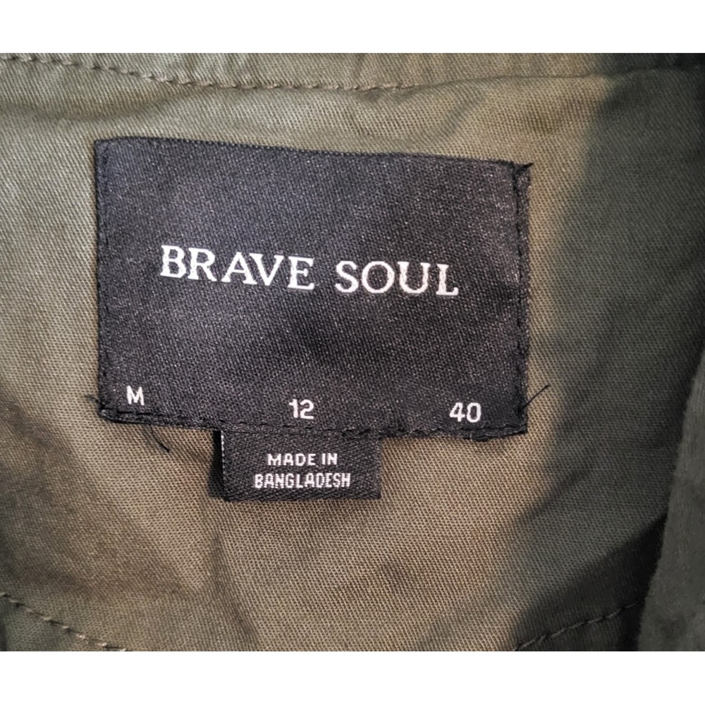 Brave Soul Hooded Utility Jacket Women's 12 Khaki Physics Theme Wearable Art - Picture 4 of 13